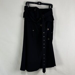 John Galliano Black Vintage Deconstructed Skirt
